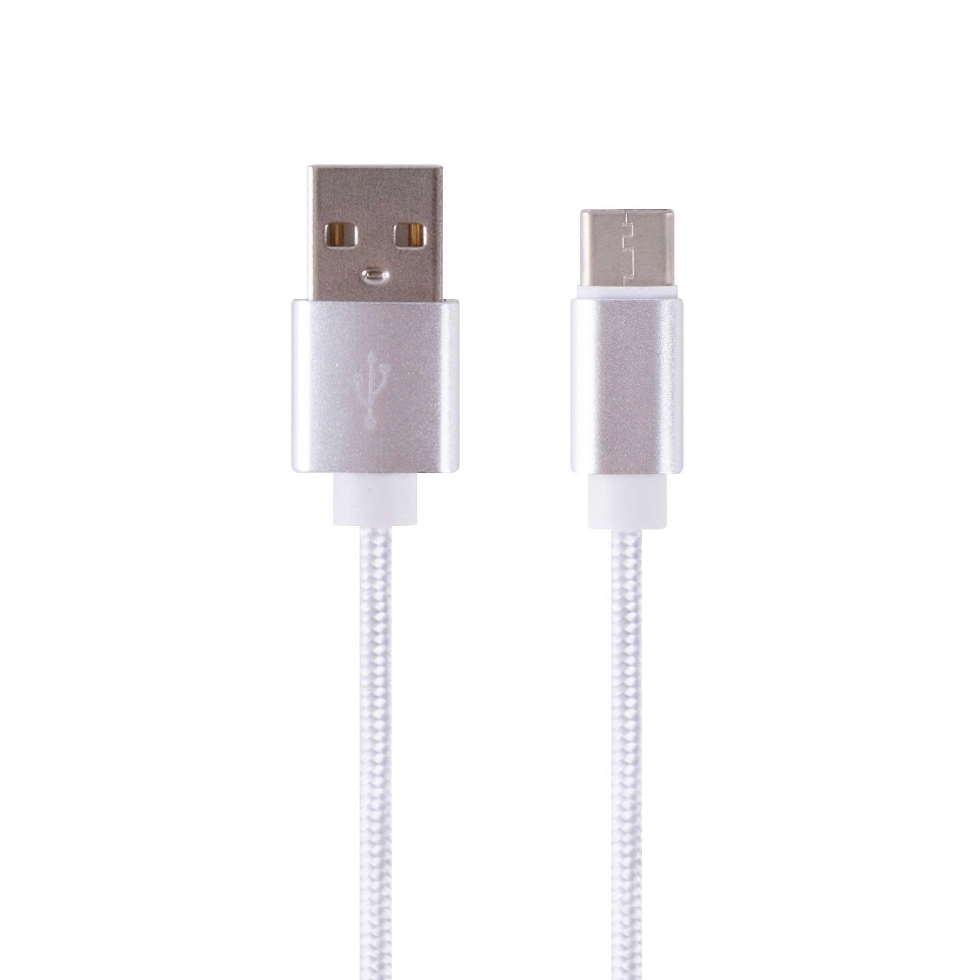 1M Charge & Sync Usb A To Braided Cable Usb Cables Hubs & Adapters