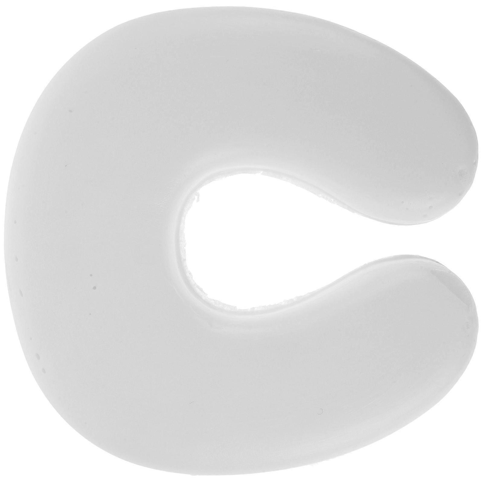 Kids Use Memory Foam Face Spa Pillow White for Universal Headrest 1 Piece