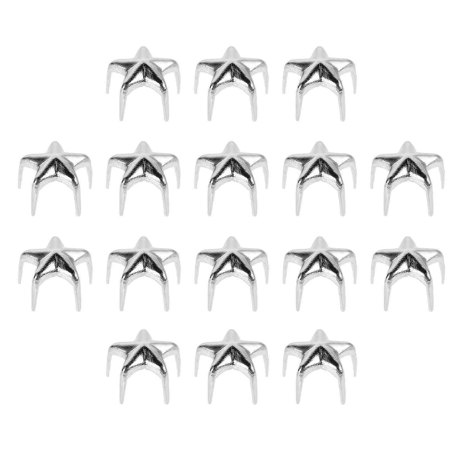 Five Pointed Star Nailheads Copper Claw Studs for Punk 20Pcs DIY Projects