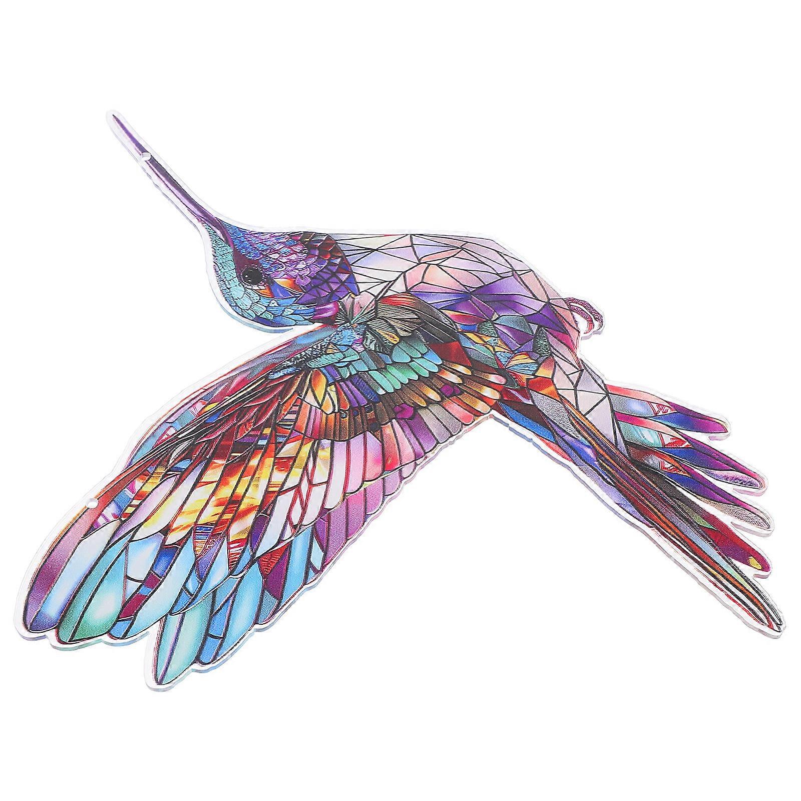 Acrylic Hummingbird Window Suncatcher for Decor