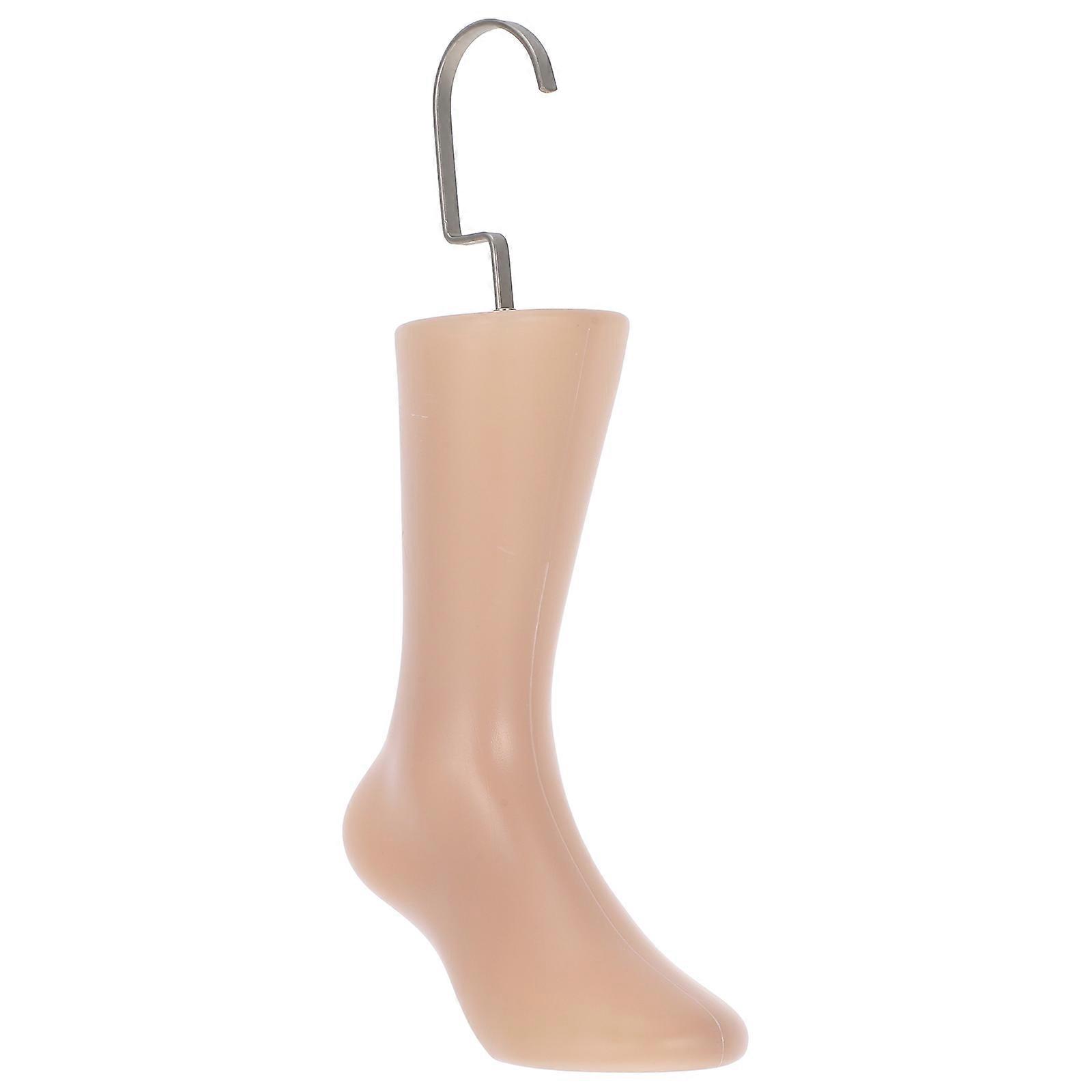 Pink Foot Mannequin with Hook for Sock Display ABS Material