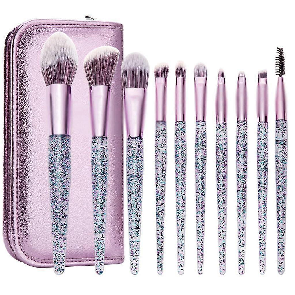 Makeup Brush Set, Full 10 Piece Soft Eyeshadow Brushes for Flawless Powder Application