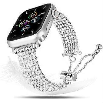 Luxury Clasp Chain Diamond Metal Watch Band