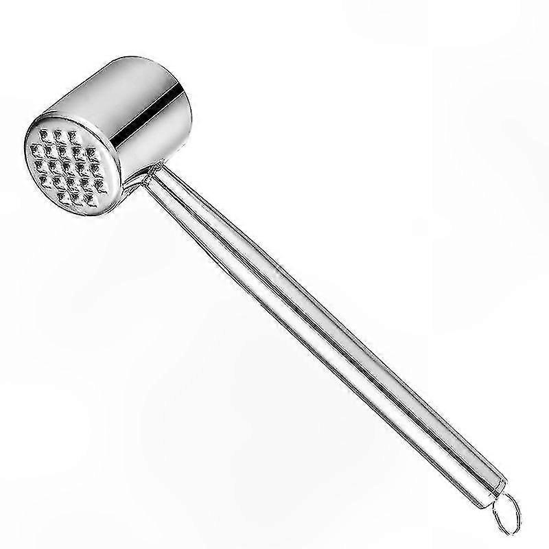 Double-Sided 304 Stainless Steel Meat Tenderizer Tool for Kitchen Use