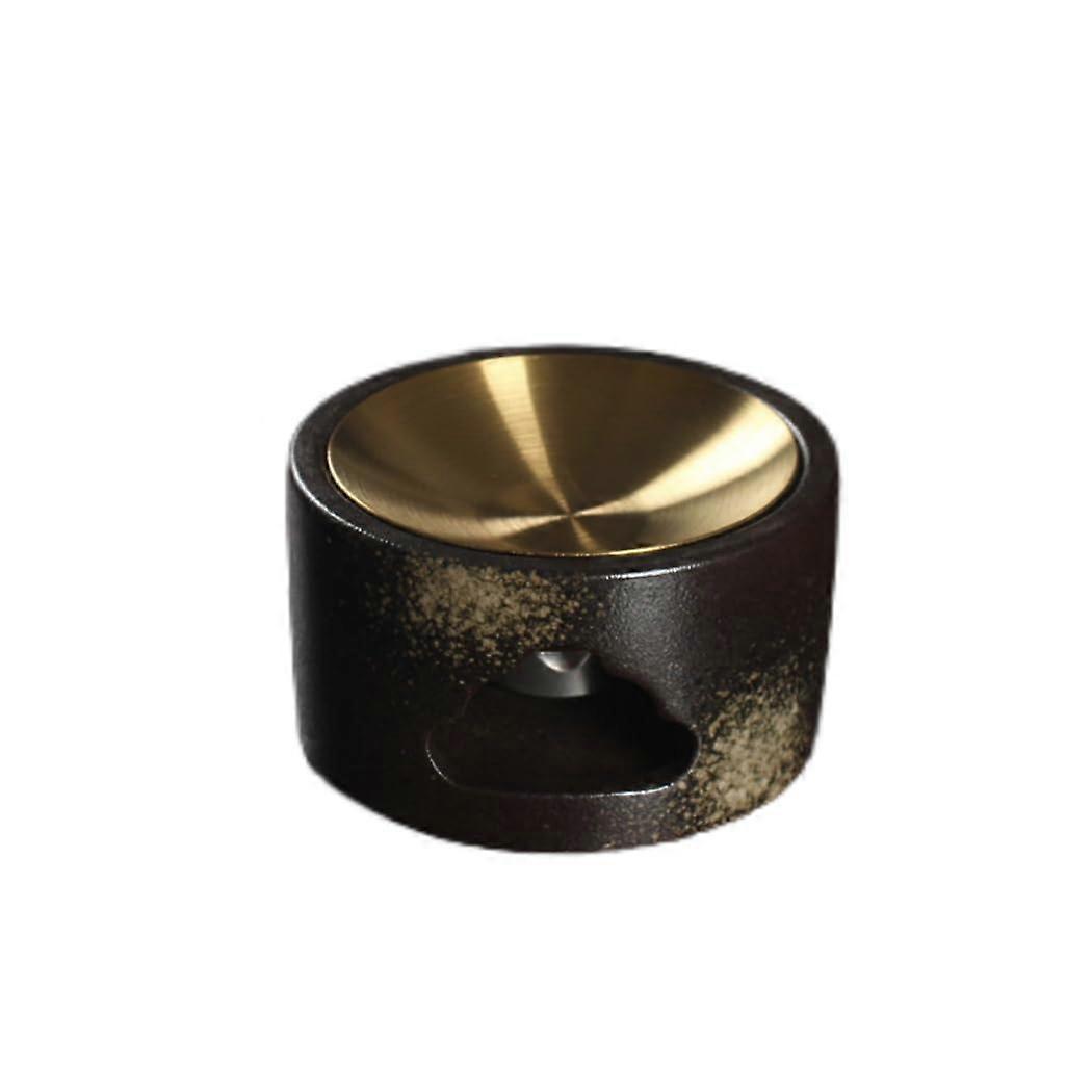 Ceramic and Copper Aromatherapy Oil Burner with Removable Bowl, Tealight Essential Oil Diffuser