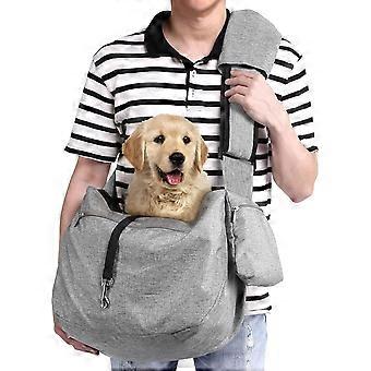 Haustiertragetasche, passend für Hunde/Katzen von 7 bis 11 kg, extra große, wendbare Tragetasche