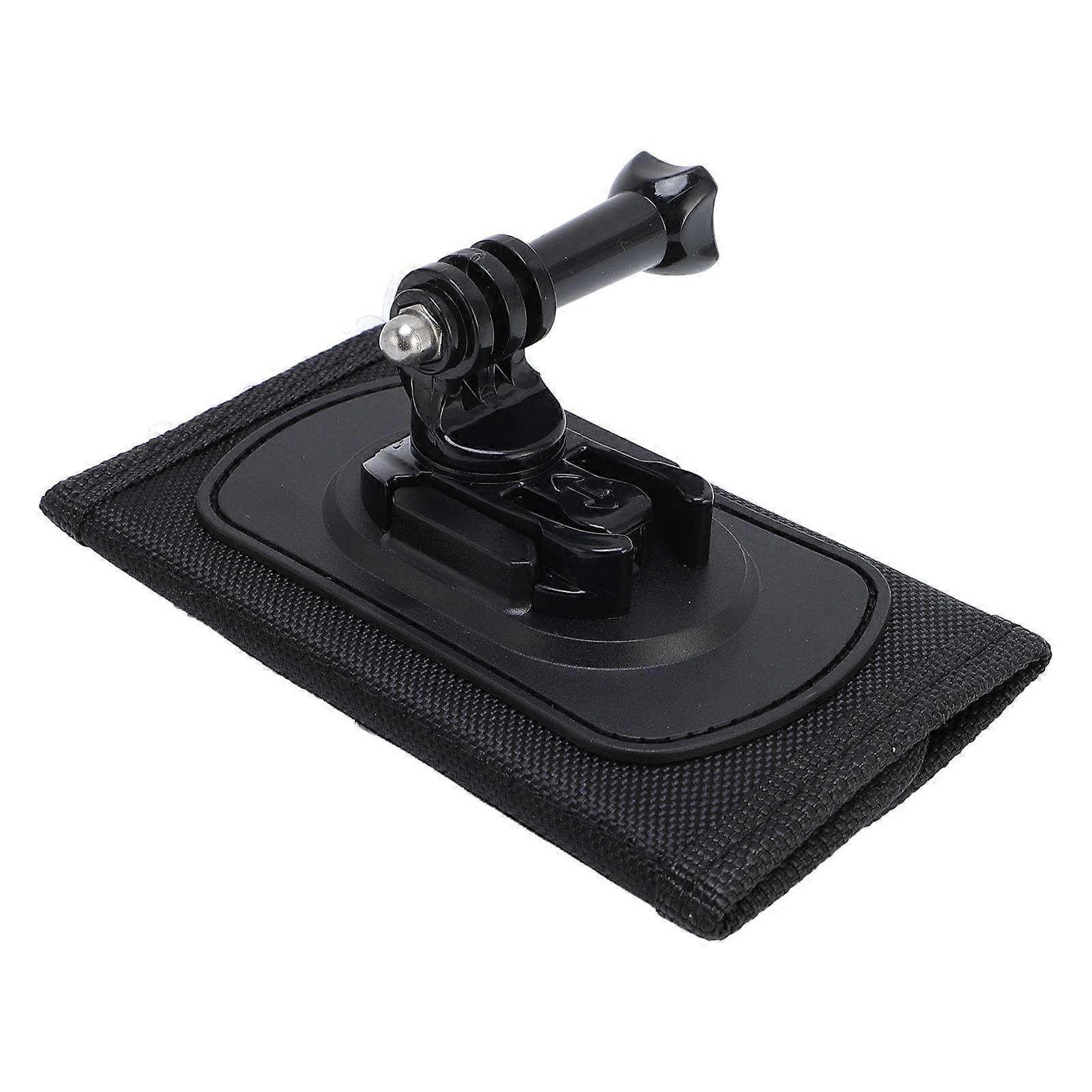 Camera Backpack Mount with 360° Rotating Base, Quick Release AntiSlip Shoulder Strap for Hiking