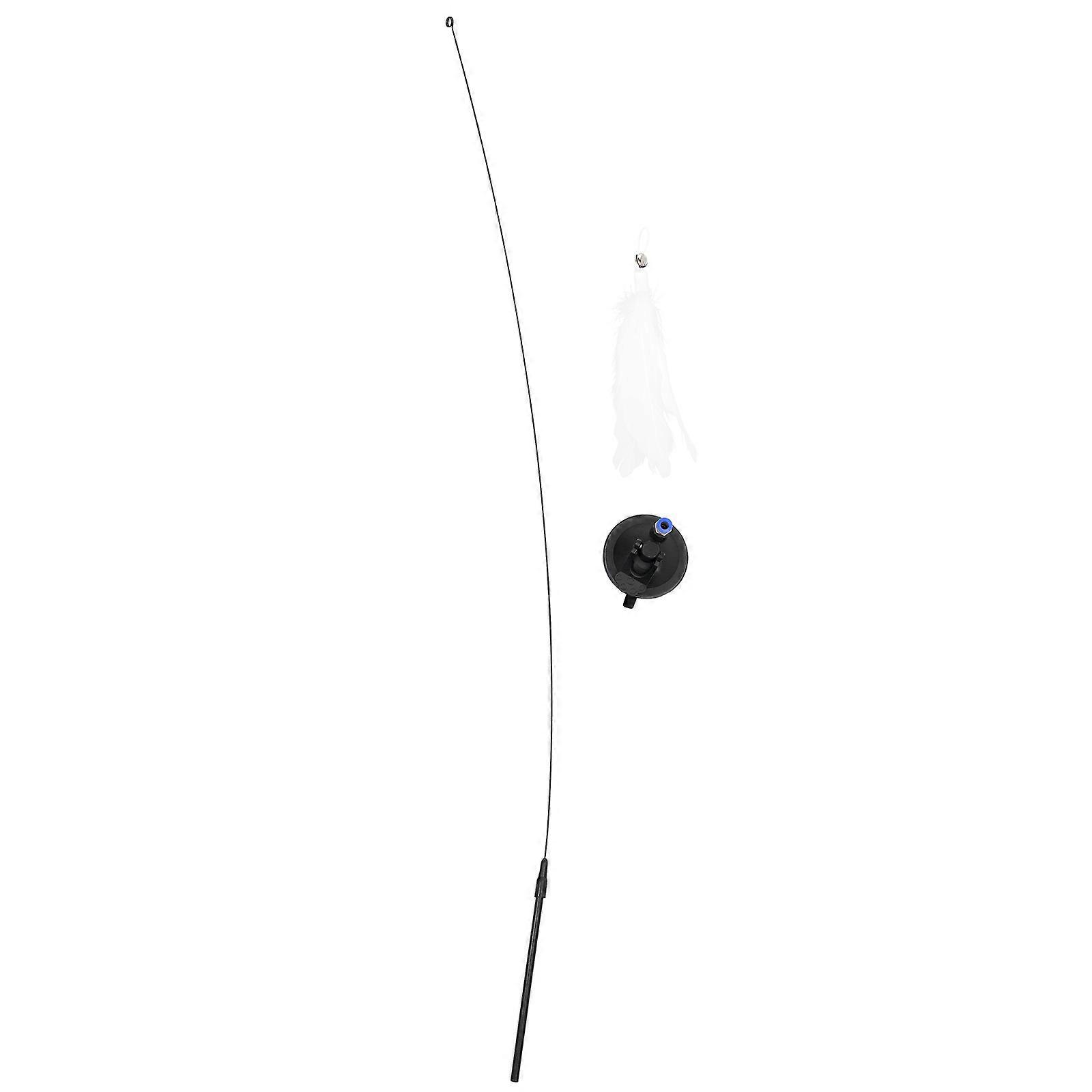 Cat Interactive Teaser Toy With Plume For Exercise And Pet Interaction In 2 Sets
