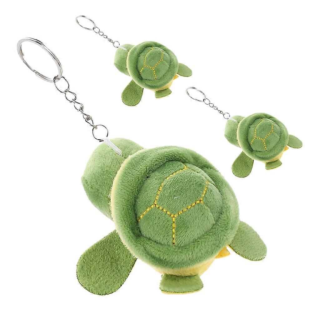 Adorable Light Keychain Plush Toy for Decoration 3Pcs Set