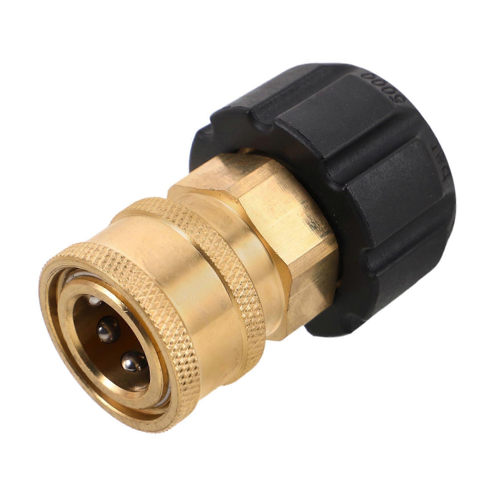 Pressure Washer Quick Connect Hose Adapter with Universal Coupler Fittings for Stable Flow