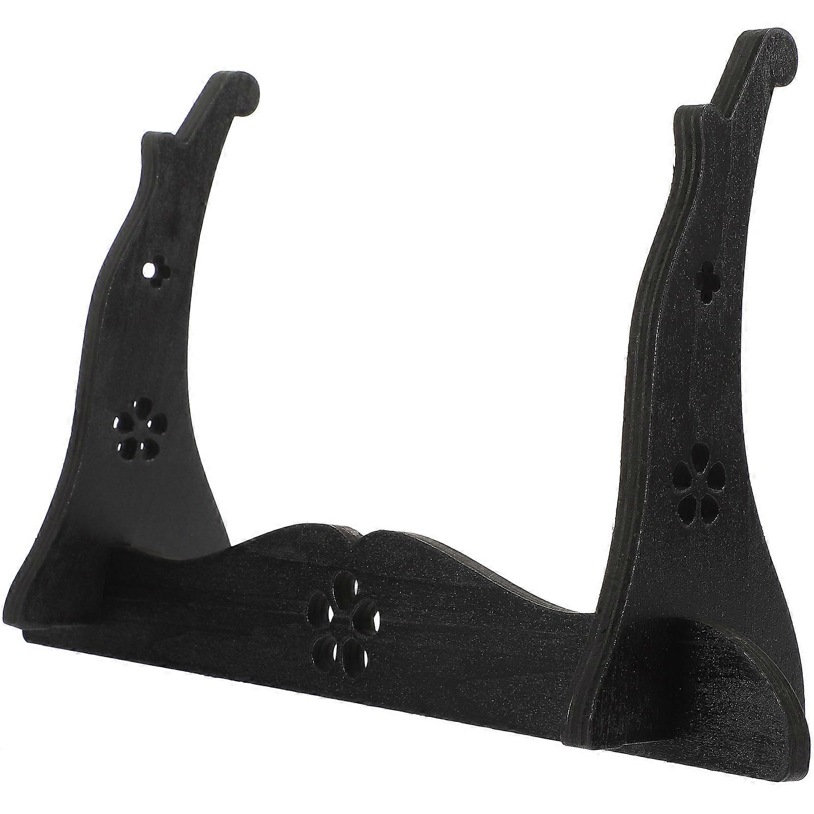 Flute Display Rack Wooden Display Stand for Storage