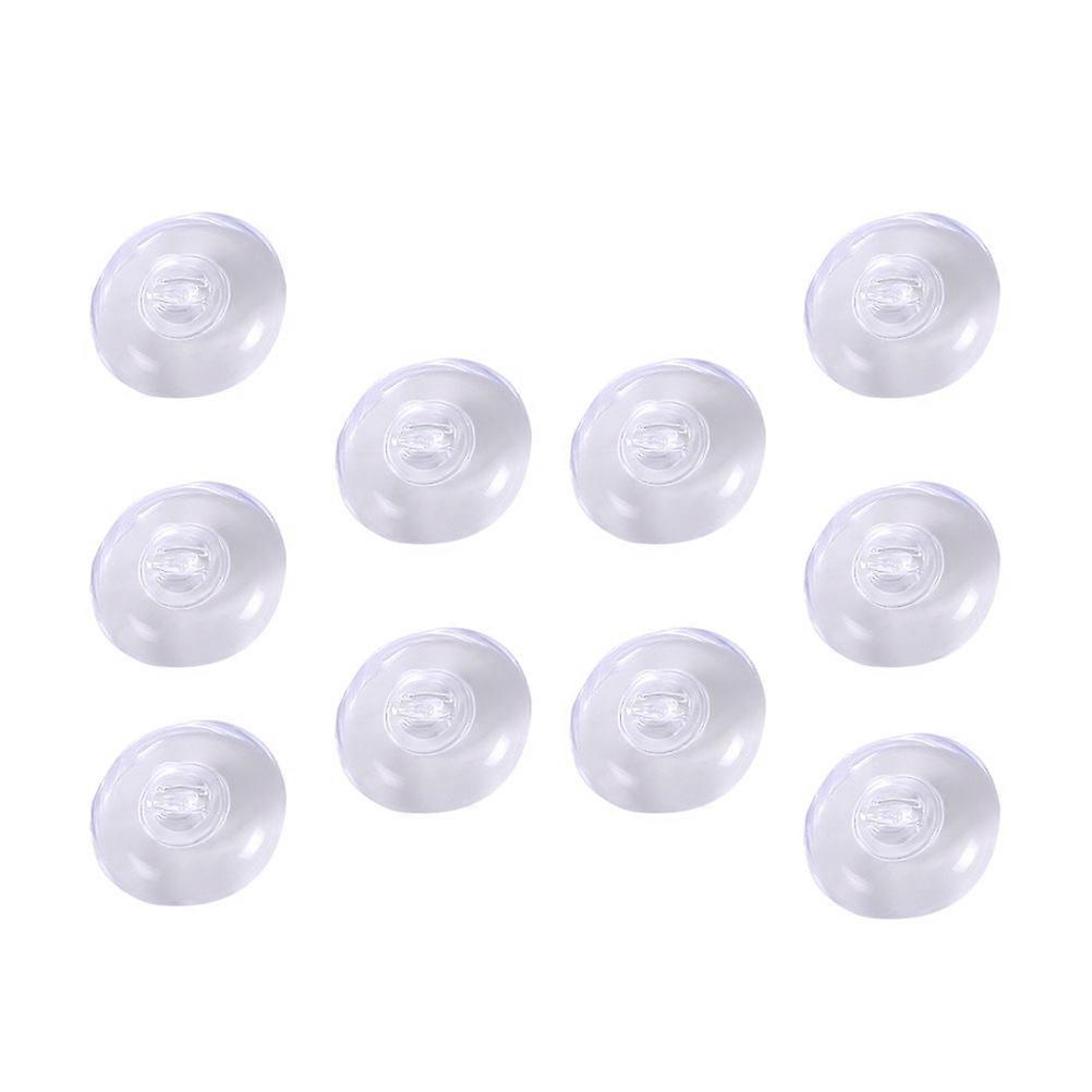 Transparent Plastic Suction Cups Sucker for Hanging 10Pcs