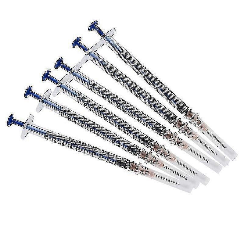 10pcs Syringes Blunt Needle 1ml Syringe Tip Needle Protective Cover Cap Kit