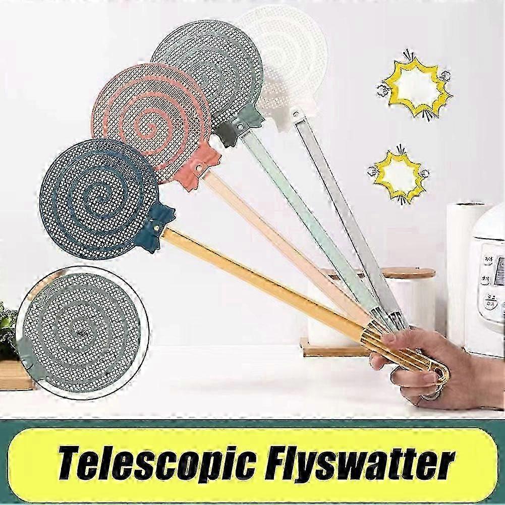 Flyswatter Durable Plastic Insect Killer Mosquito Wasp Killer Long Handle Con 2025