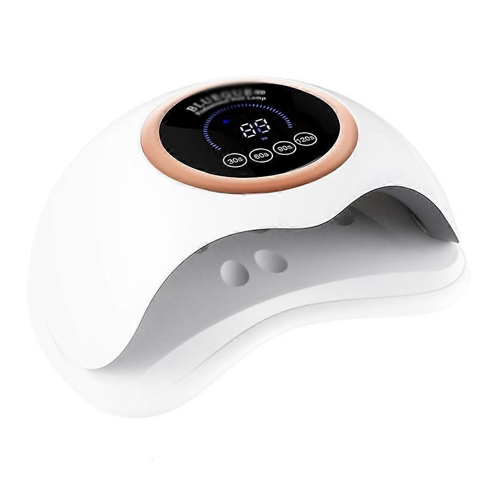 180W UV LED Nail Lamp for Both Hands with 54 Beads, Fast Even Curing and Adjustable Timer