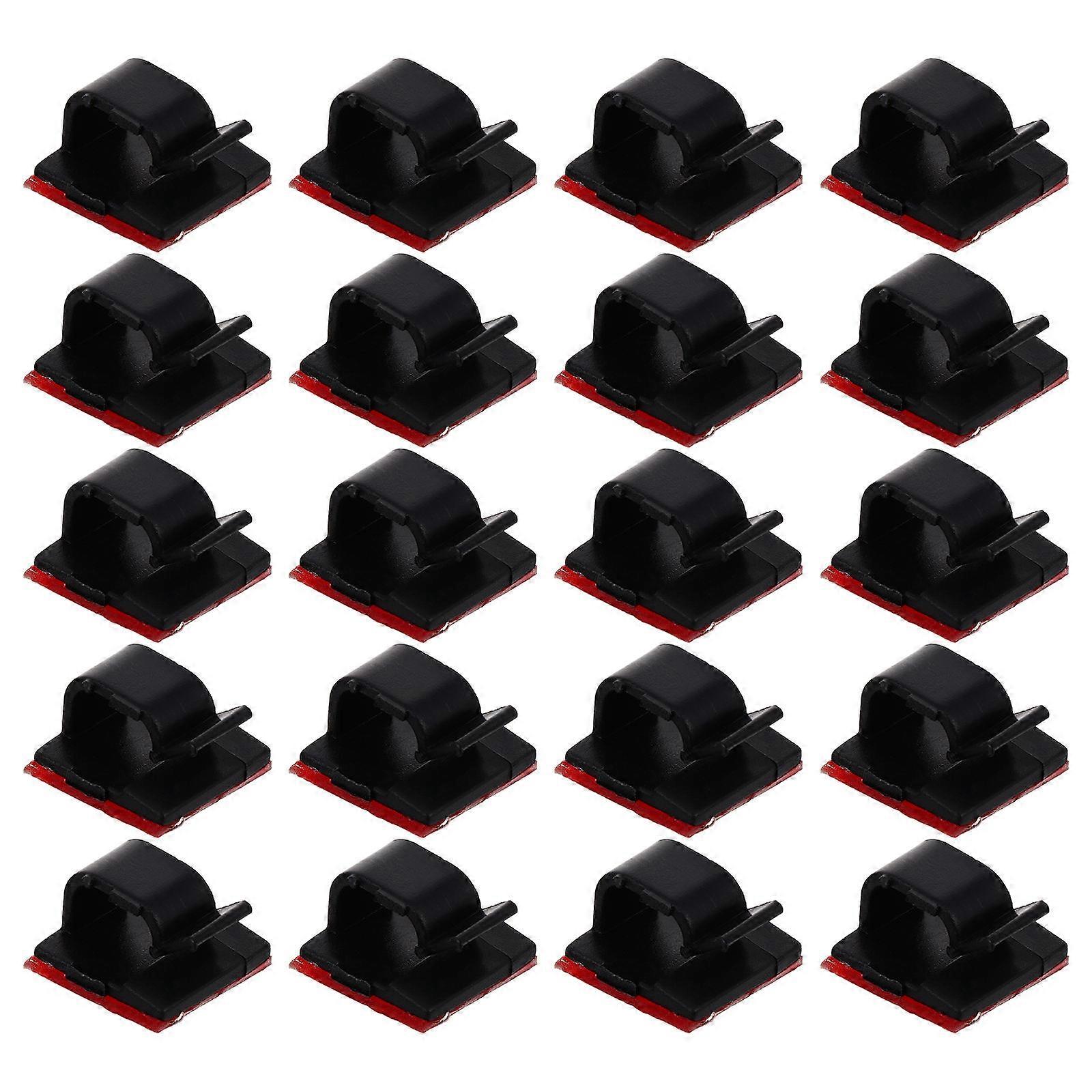 Cable Holder Cable Clips for Wire Organization 20Pcs Adhesive Cord Management