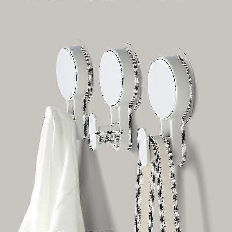 2026 3 Reusable Oval Transparent Adhesive Hooks