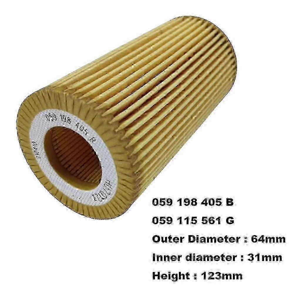 Oil Filter 059198405b For Q7 4m 2nd 3.0 45tdi 2015-2019 2020 Cvmd 4mb 059198405 059115561g
