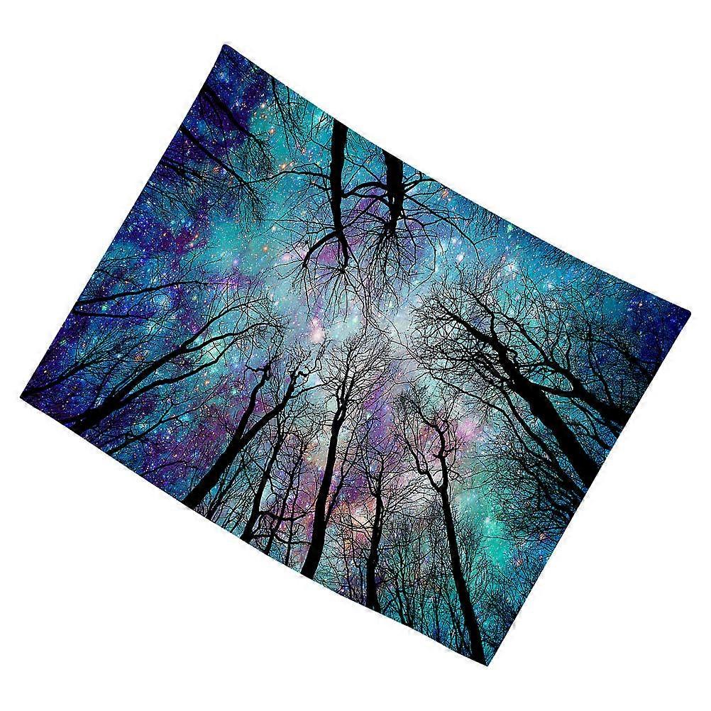 Tapestry Creative Wall Hanging Cloth for Decor 1Pcs Blue Plush