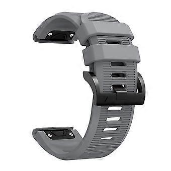 Pozioma smuga z czarnym trójkątnym silikonowym paskiem do zegarka do Garmin Fenix 5X