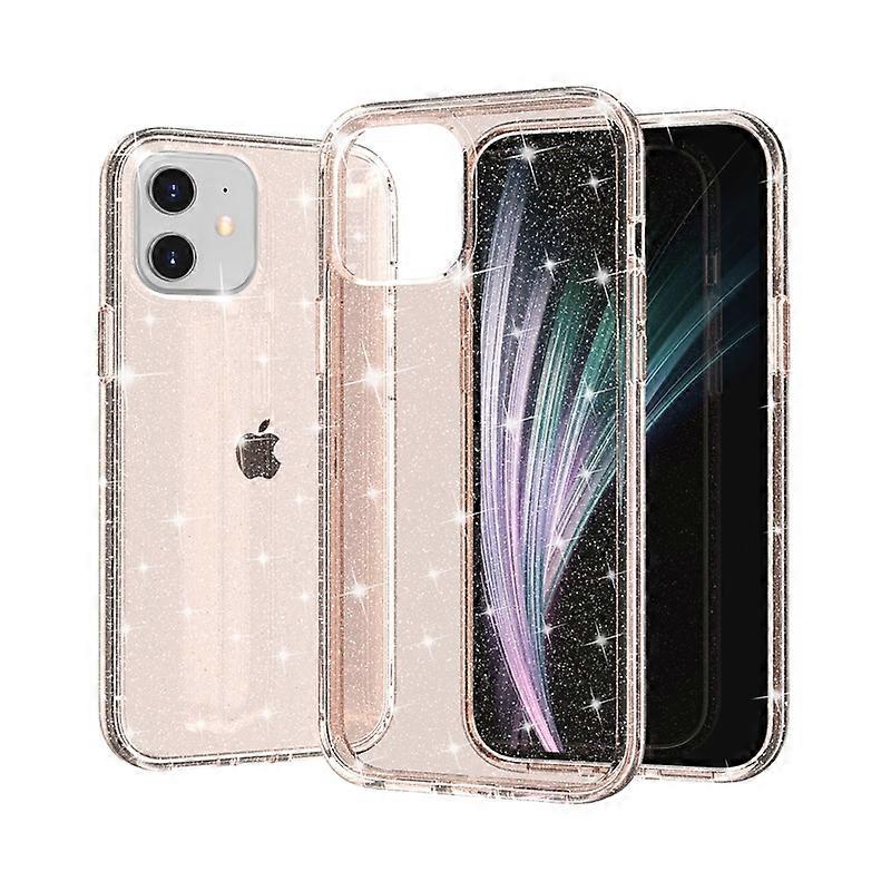 Glittery Powder PC+TPU Hybrid Back Shell for iPhone 12 mini