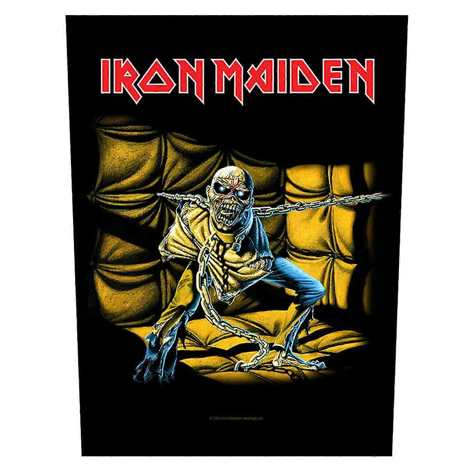 Iron Maiden Piece Of Mind Band Logo Back Patch