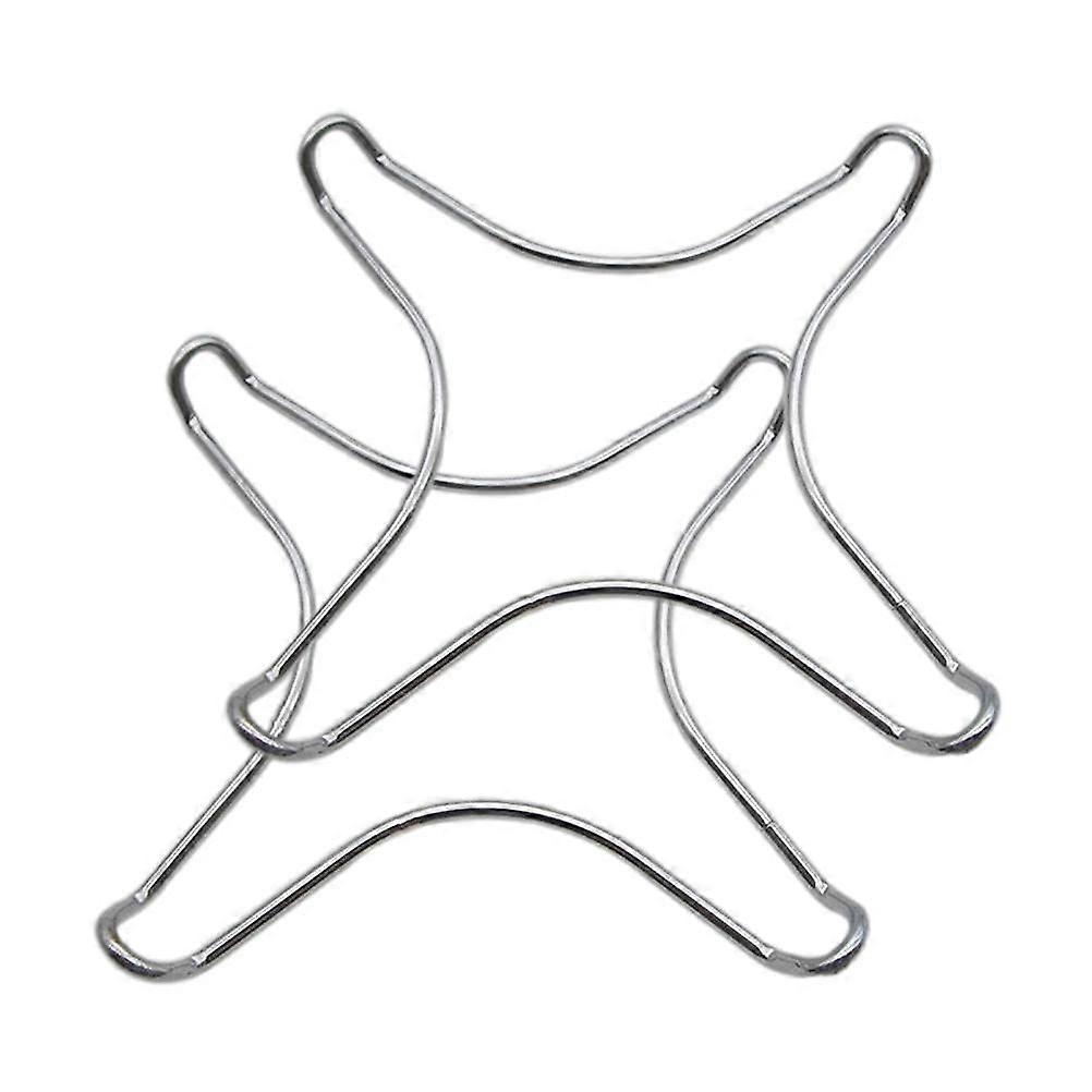 Gas Stove Reducer Ring 2Pack with FourPointed Star Trivet, AntiSlip Support for Small Pots