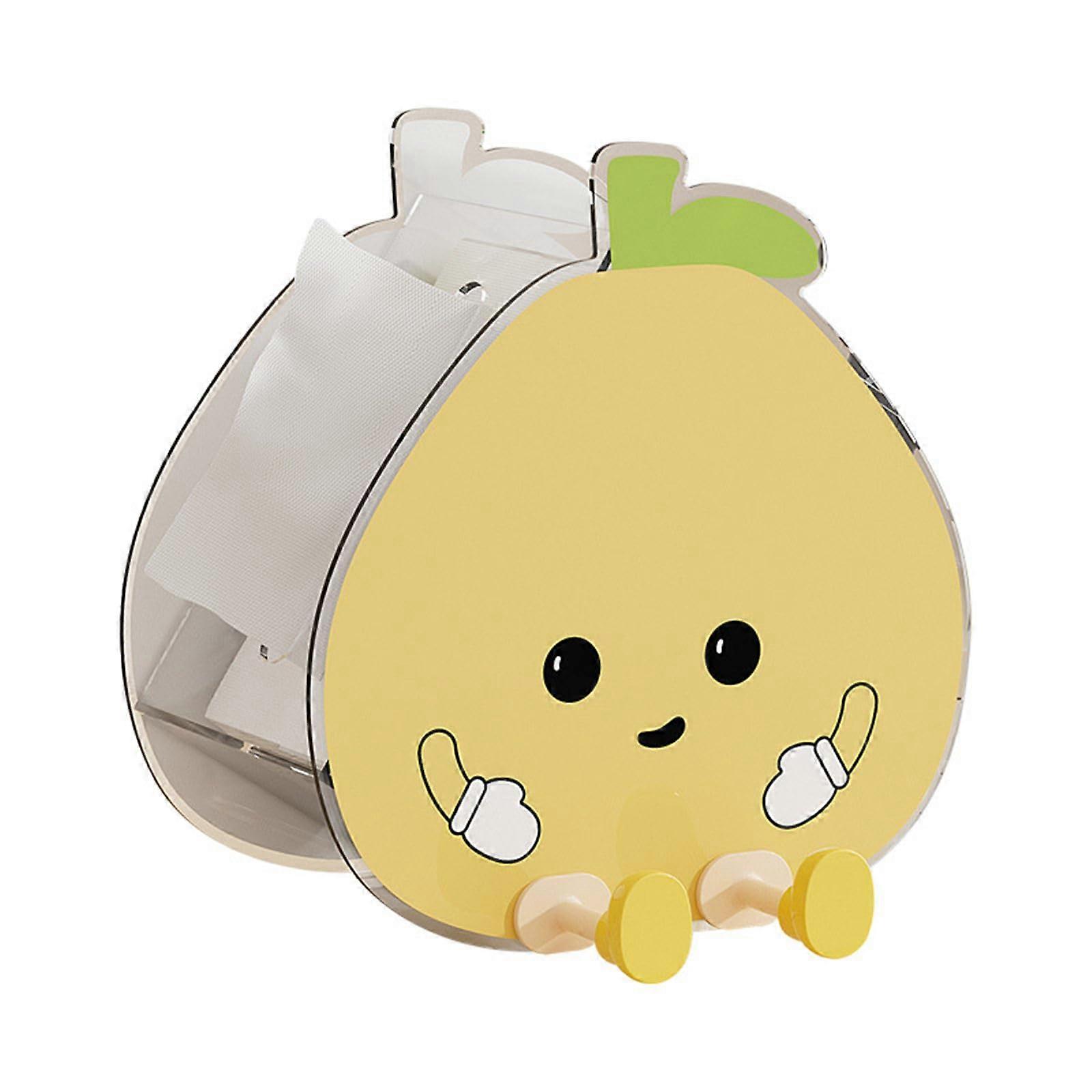 Modern Decorative Tissue Box Holder with Dual Compartment Design for SpaceSaving Tabletop Storage