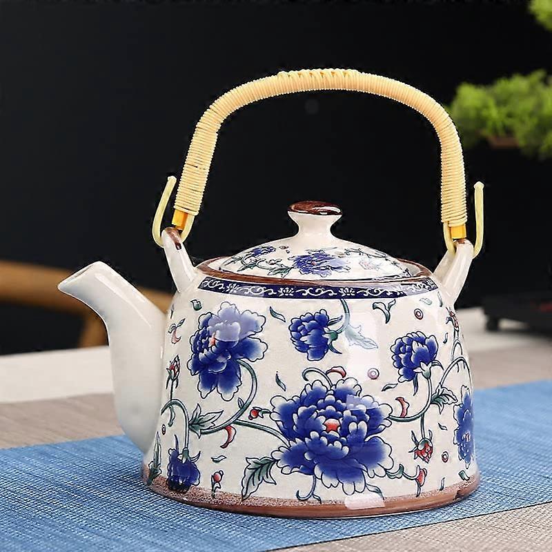 Large 900ml Ceramic Teapot with Builtin Filter for Chinese Kung Fu Tea Brewing