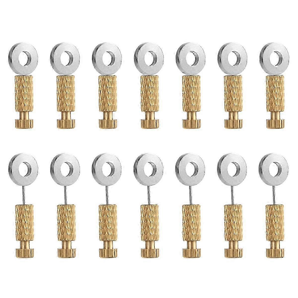 14Pcs Leather Positioning Needles, Leather Suture Locking Pins for Leathercraft