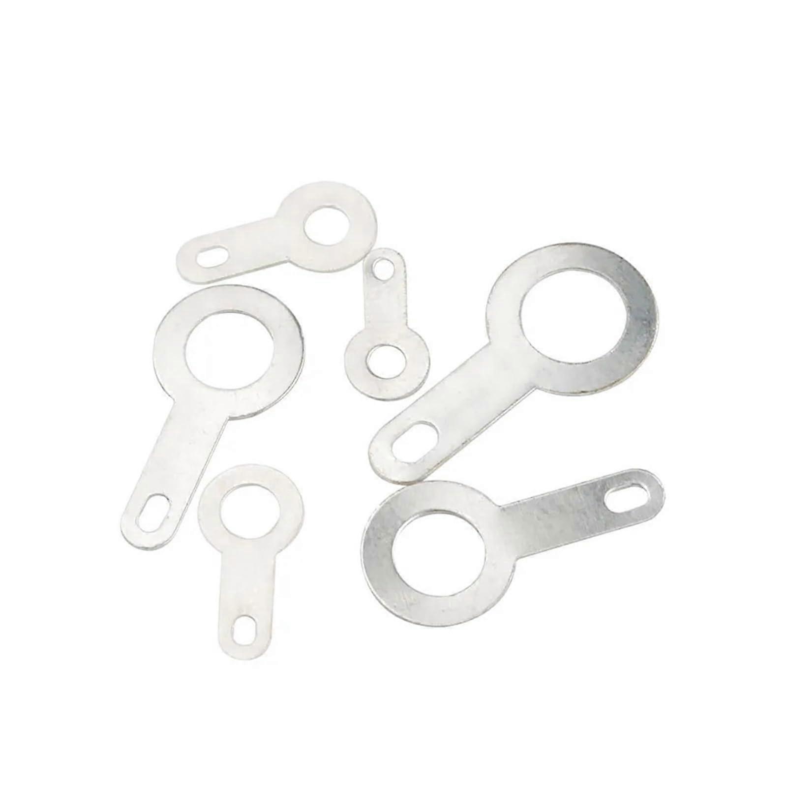 Silver Plated Copper Solder Lug Terminal Washer D6.2mm 20pcs for Precise Motor Connection