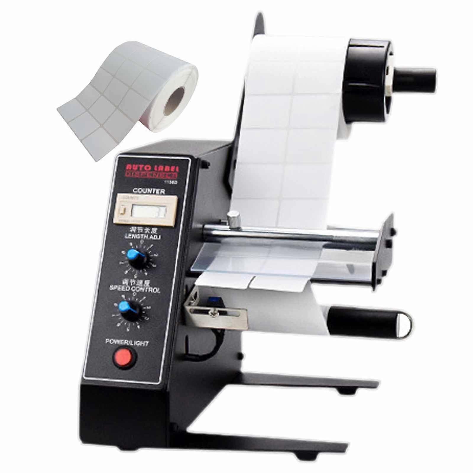 Automatic Label Dispenser with Counter, Fast Label Peeling for Barcode and Packaging Labels