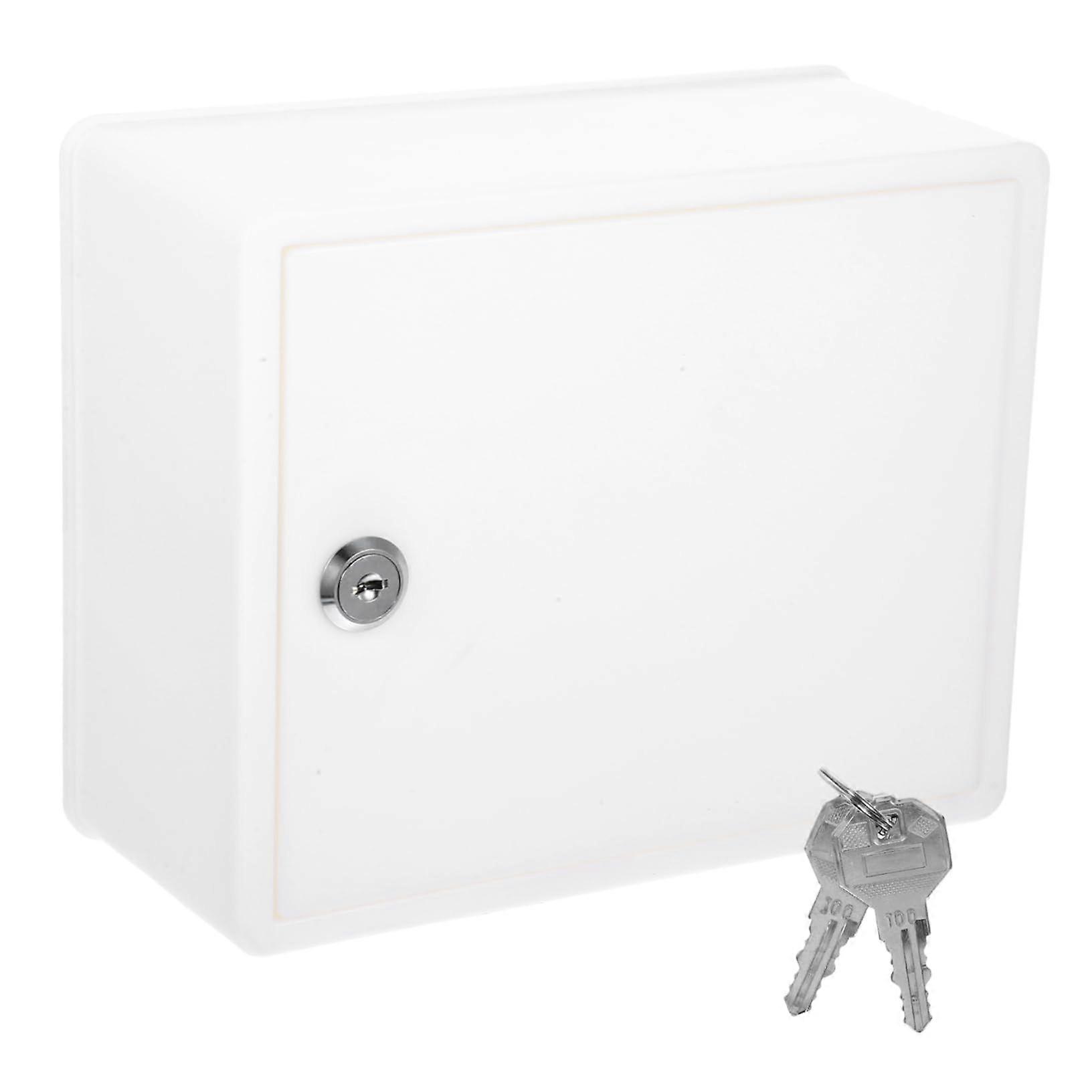 Wall Mounted Mailbox with Secure Locking, Large Capacity Outdoor Weatherproof Parcel Box