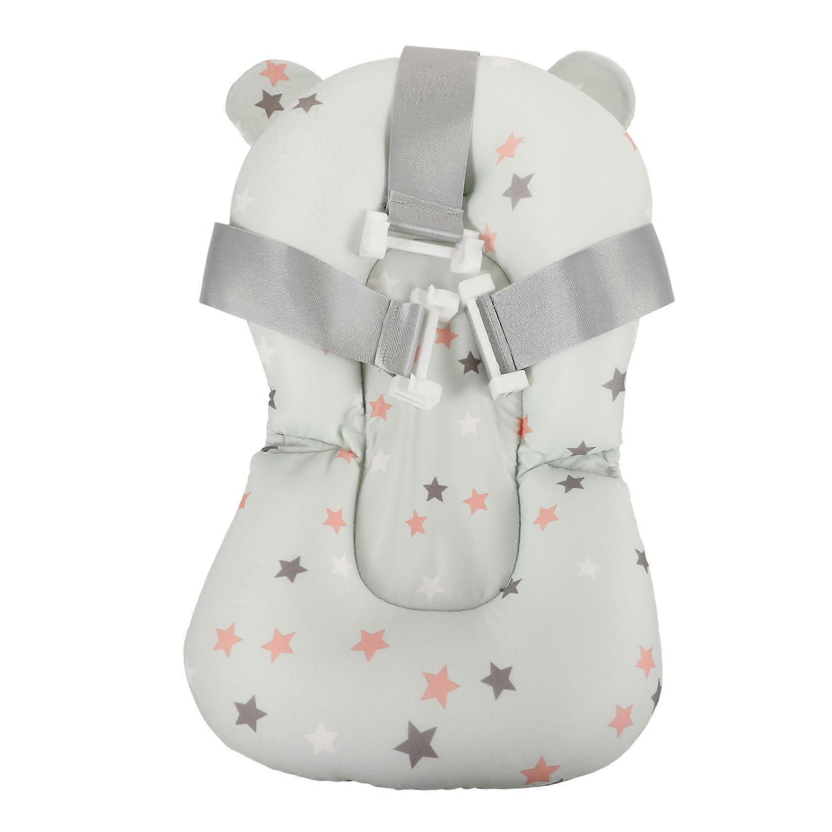 Baby Bath Support Cushion for Newborns with Soft Fabric and Secure Infant Positioning
