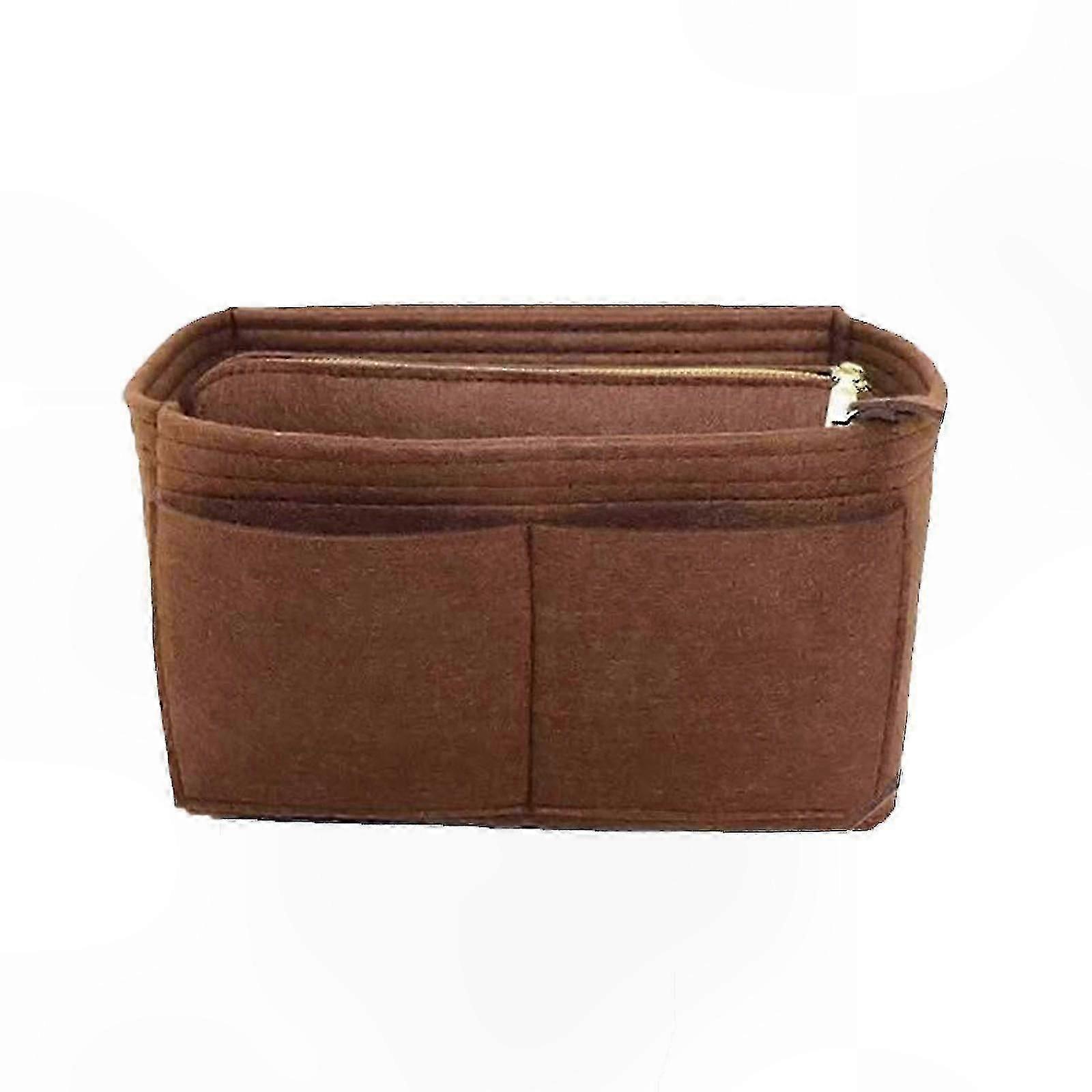 Felt Handbag Organizer with Multiple Pockets, Adjustable Sizes for Purse Storage Solutions