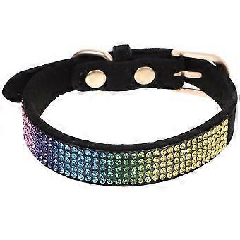 Sparkling Rhinestone Pet Collar Cute Cat Collar Skin-friendly Adjustable Puppy Collar
