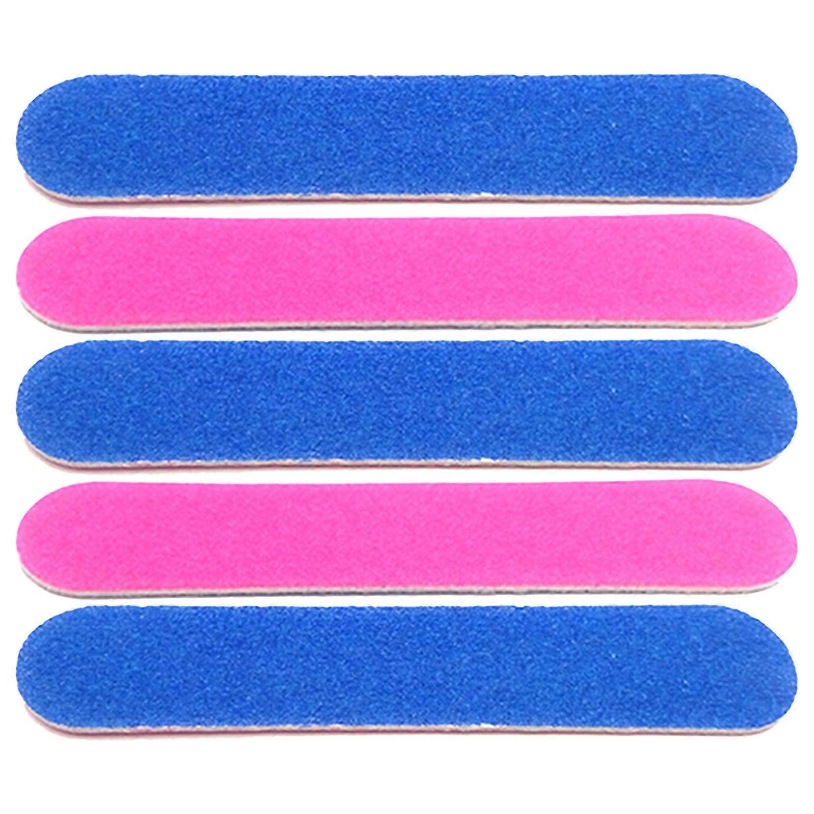 Nail Emery Board Disposable Double Sided Filing Tool 5Pcs Set