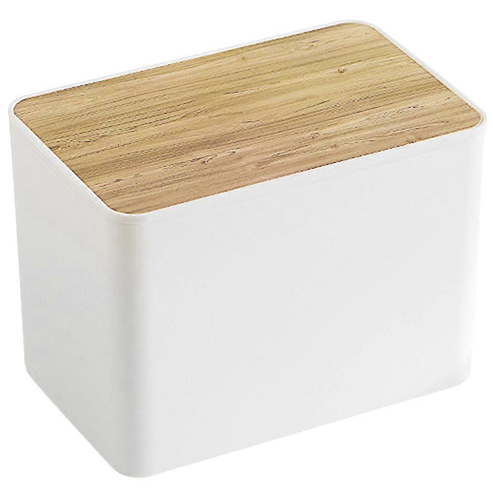Tissue Holder Multi-Function Tissue Box for Convenient Storage 2Pcs White