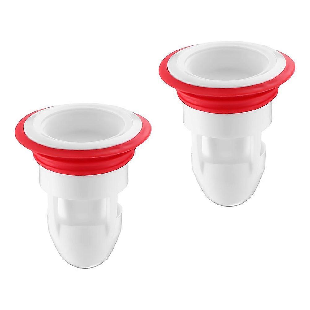 Household Shower Filters Odor-Resistant Convenient Floor Plug 2Pcs