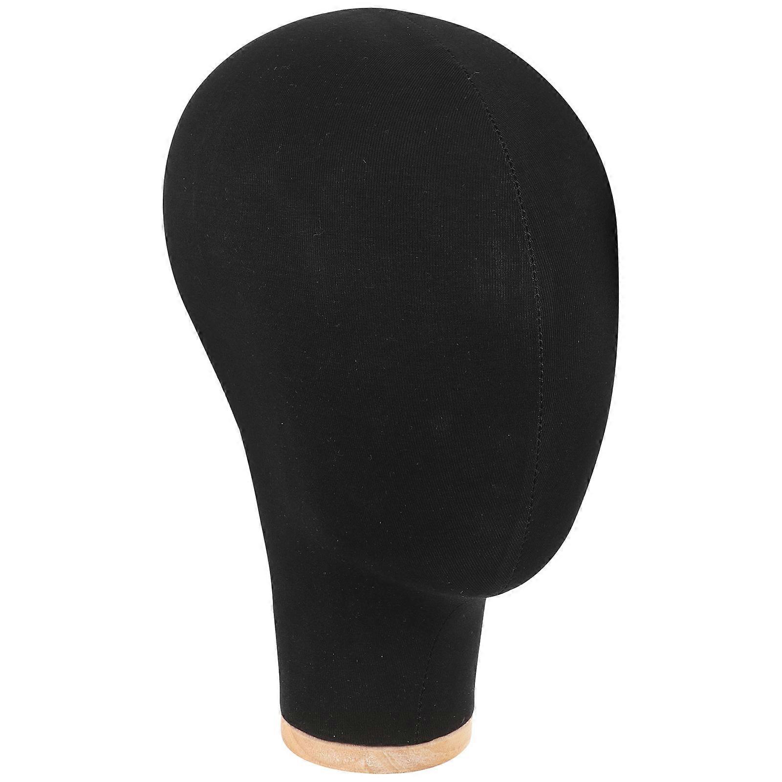 Wig Display Mannequin Head Model with Cotton Material Black for Store
