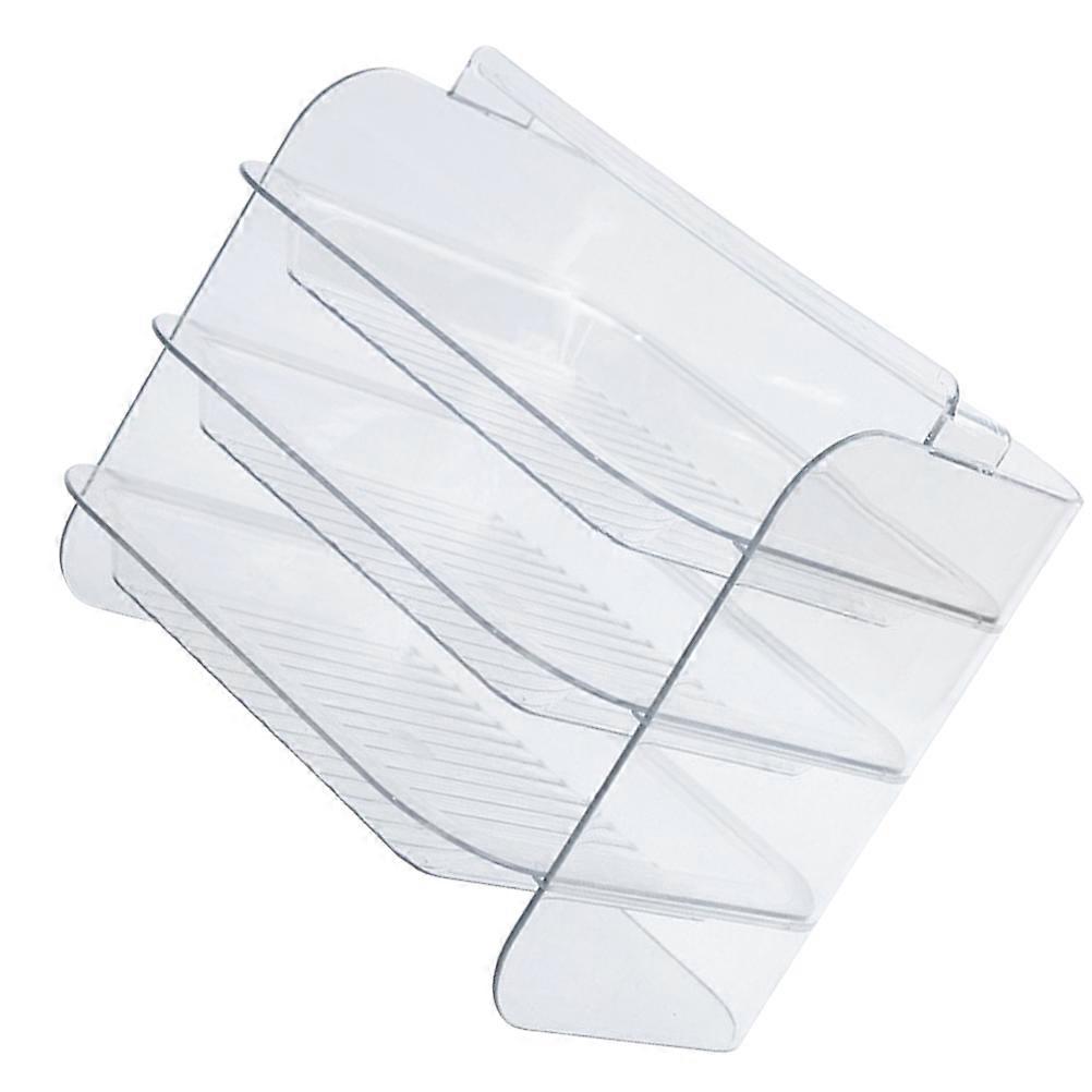 Food Preparation Plate 3-Layer Clear Rack for Organizing 1Set Kitchen Storage