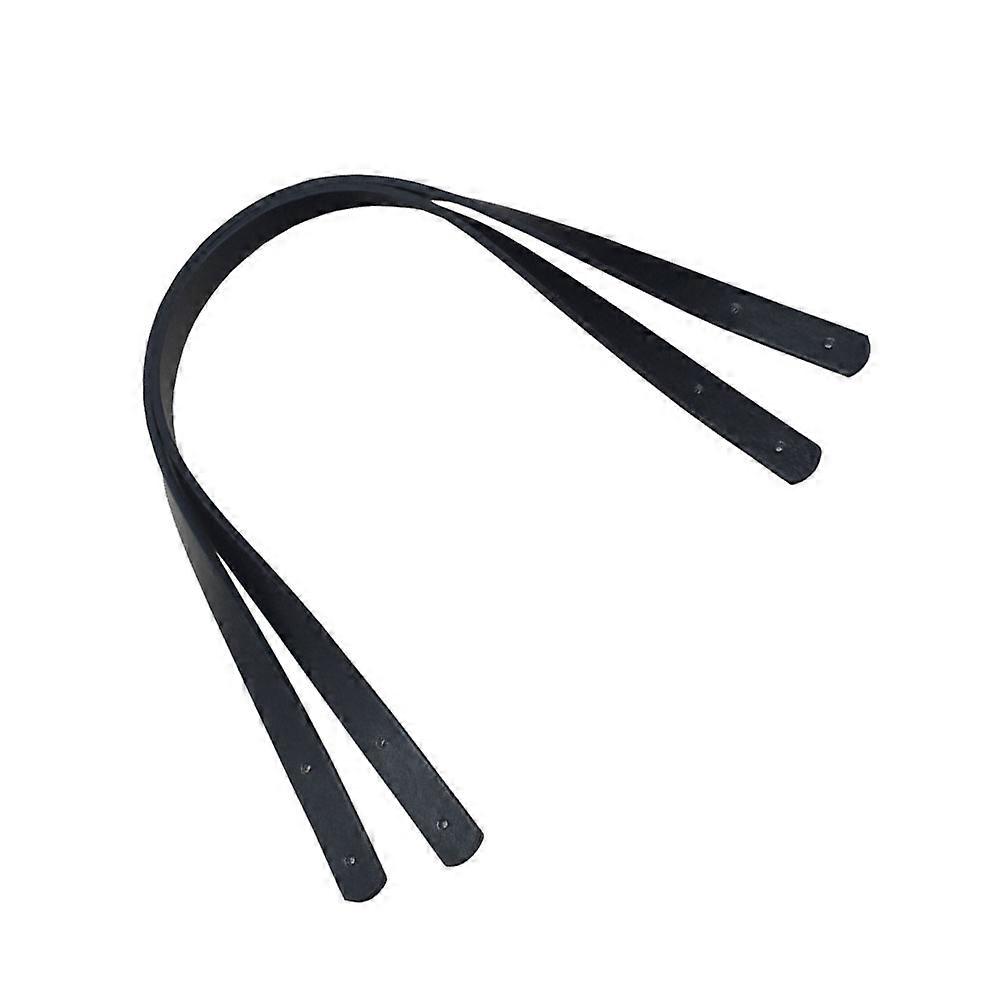 Bag Strap PU Handbag Handles for Tote Bag Replacement 2Pcs Black