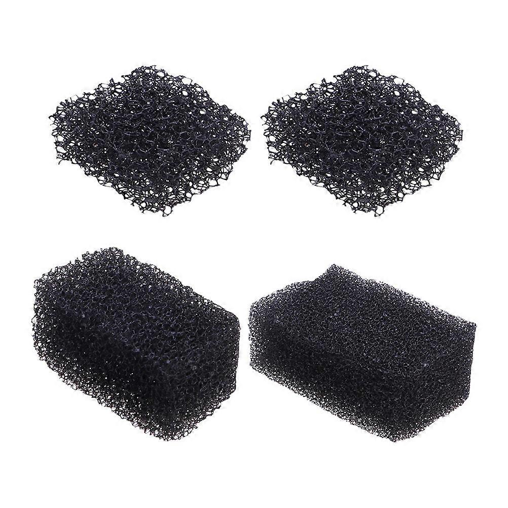 Black Special Effect Make Up Sponge for Scar Wound Effects 4Pcs Set