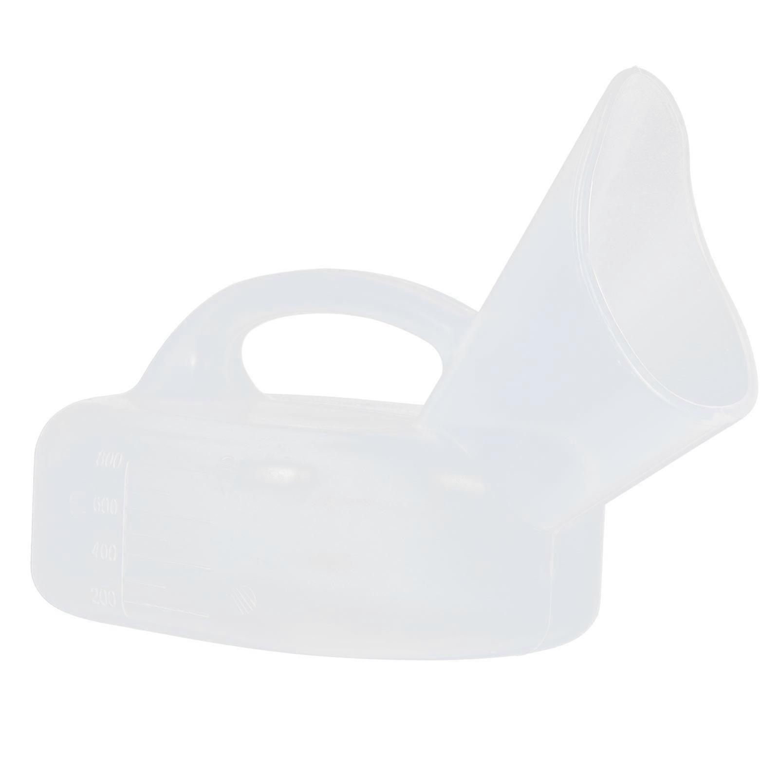 Elder Urinal White Urine Bottle for Bedside Use 2Pcs Durable PP Material