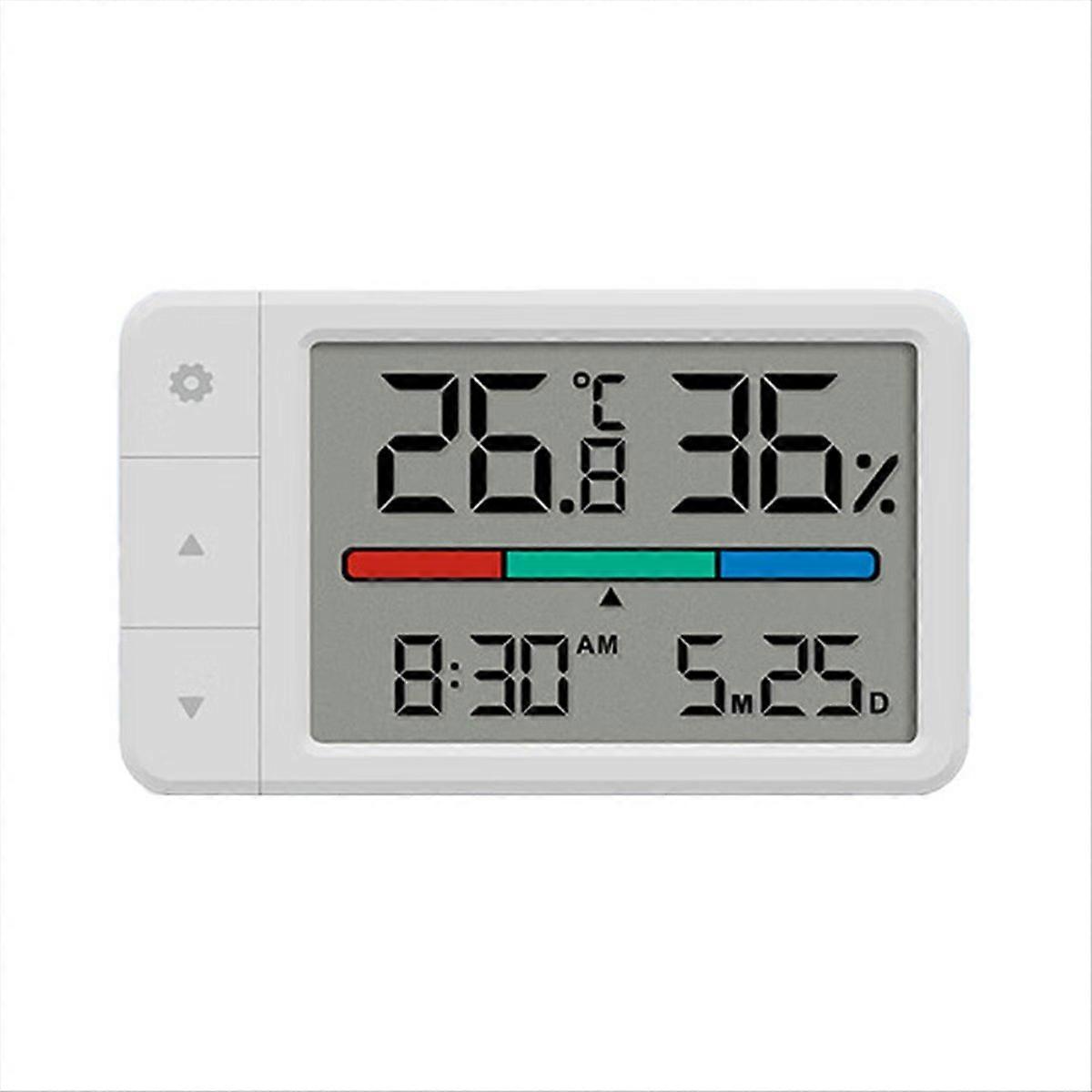 Intelligent Thermometer Hygrometer Meter Multi Function Clock Digital