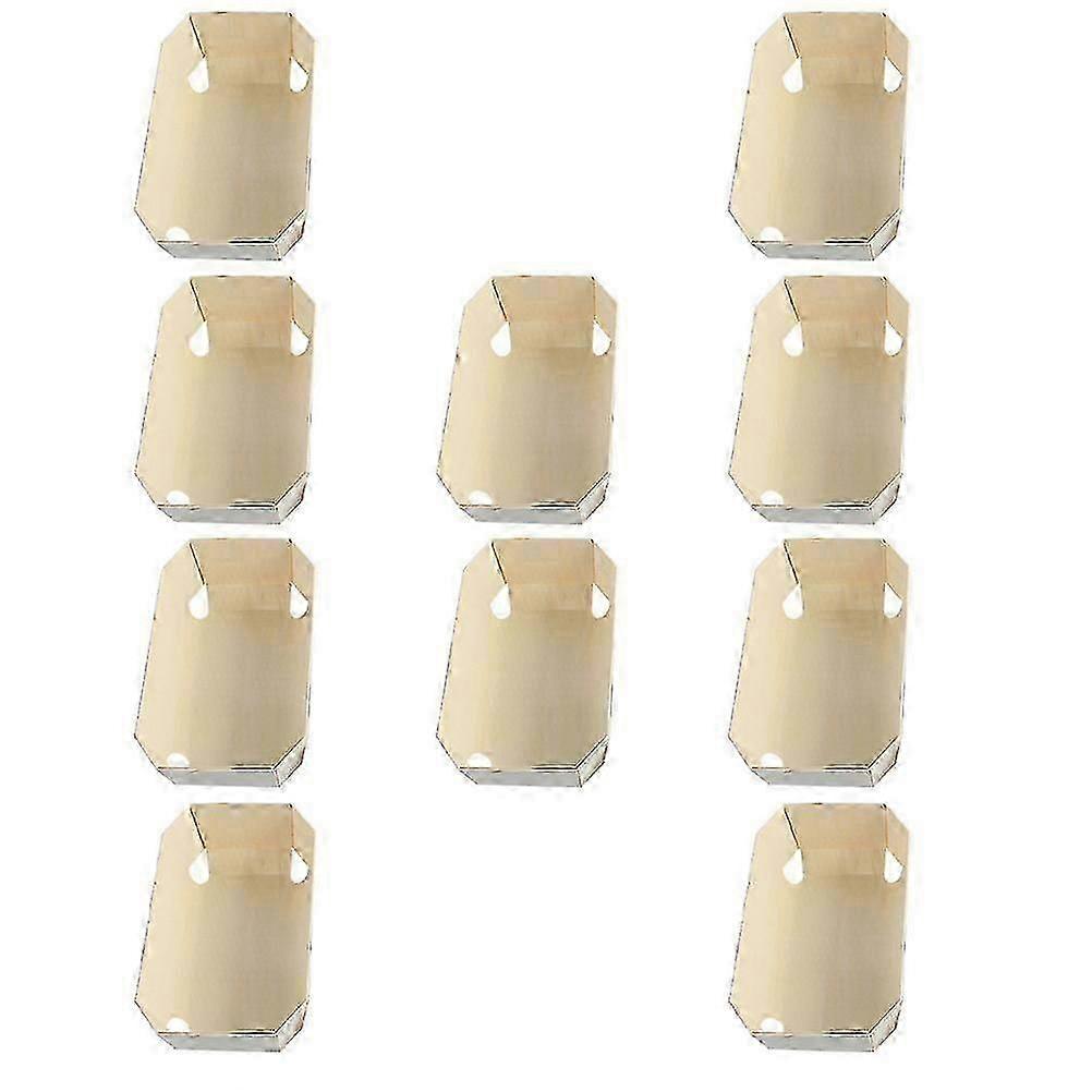 Nonstick Wood Baking Mold for Kitchen Toast Making 10Pcs Rectangular Box