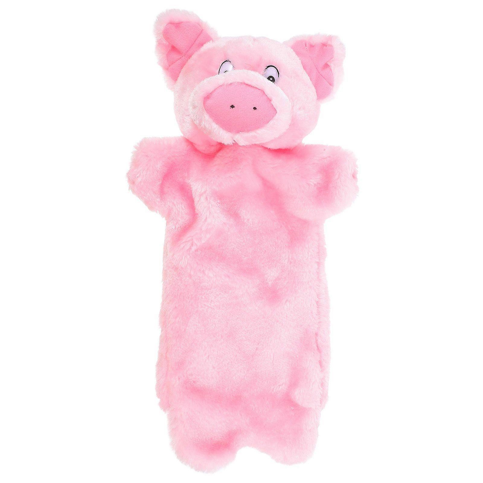 Hand Puppet Storytelling Interactive Hand Puppet Cartoon Pig Hand Puppet