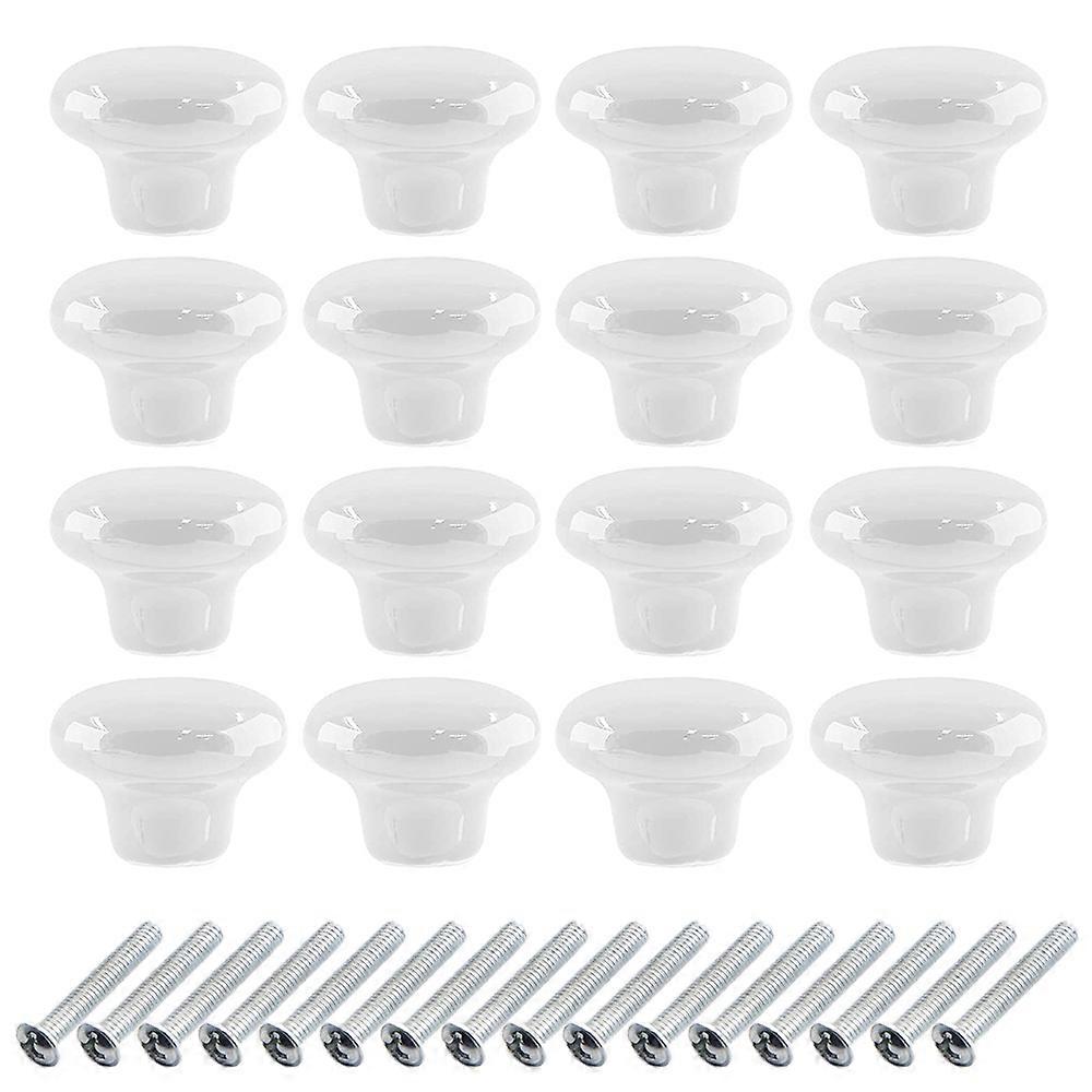 Ceramic Cabinet Knobs, Vintage Ceramic Door Knobs Pull with Screws for Home Kitchen Office Bathroo