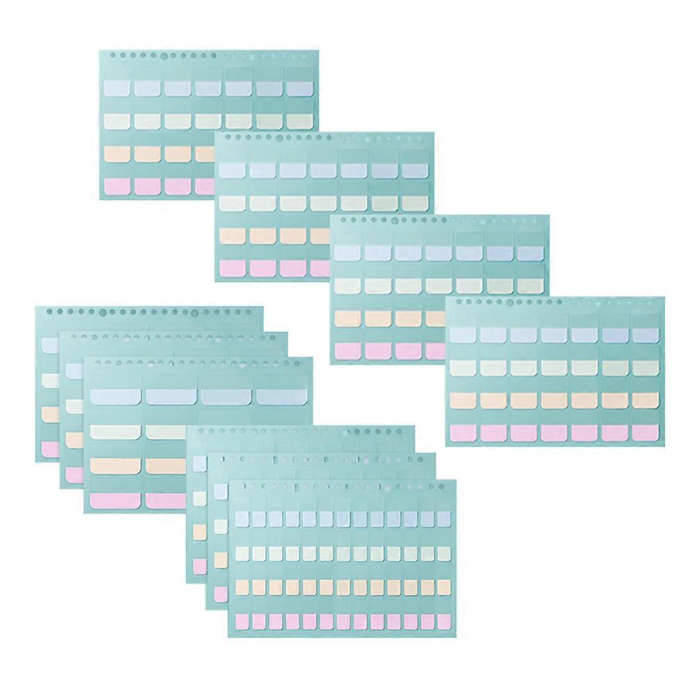 Multi-Function Book Tabs Label Stickers for Student Use 316Pcs Assorted Color