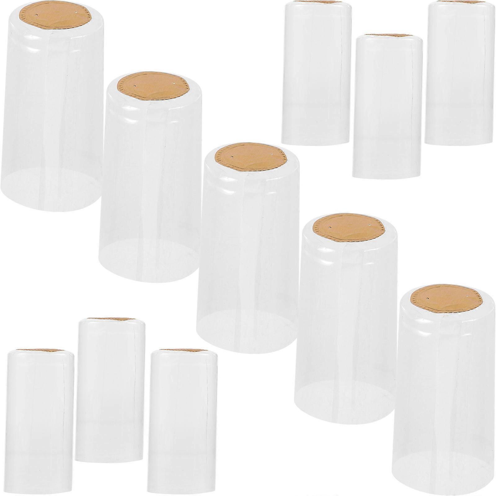 400 st. vinförseglare krympslang kapslar för vinflaskor PVC-material